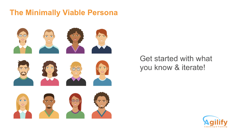 Minimally viable personas