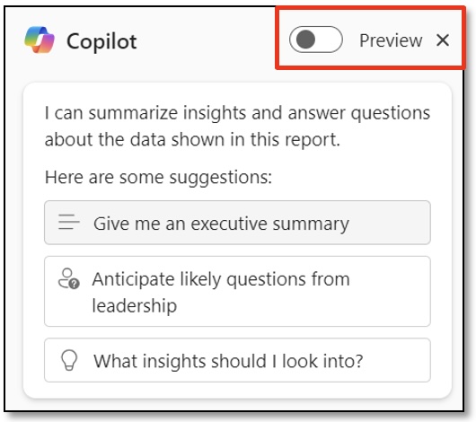 copilot menu