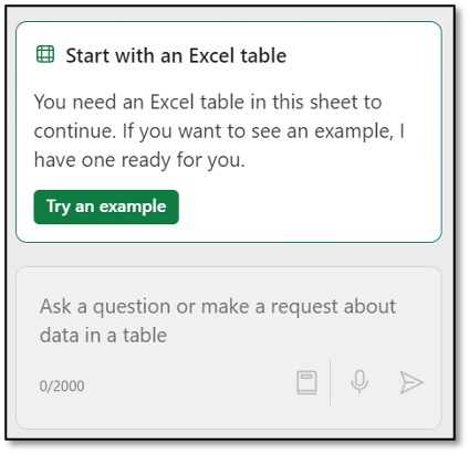 Copilot in Excel