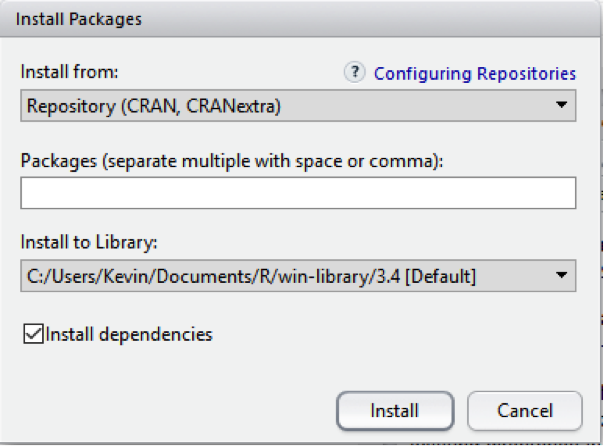 How To Change The Default Library In Rstudio To A Different Default Library Or Custom Library