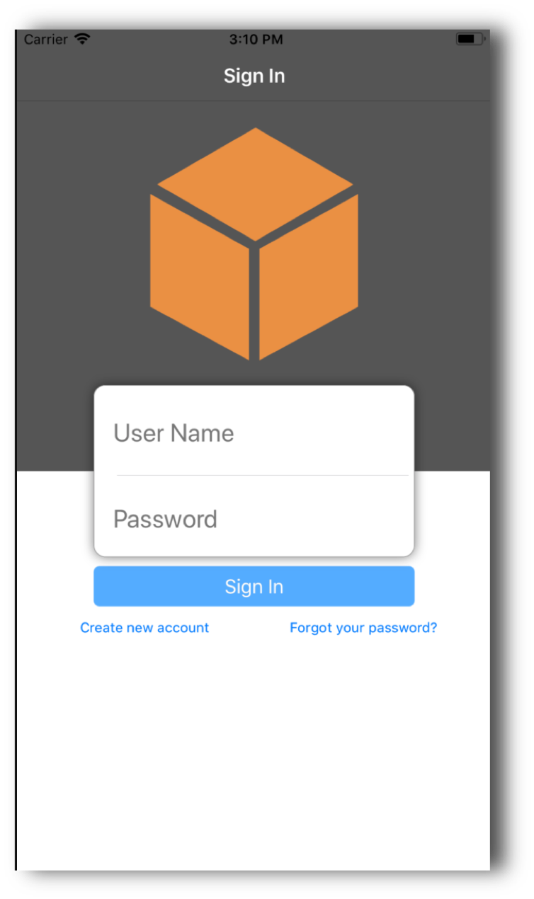 AWS sign-in