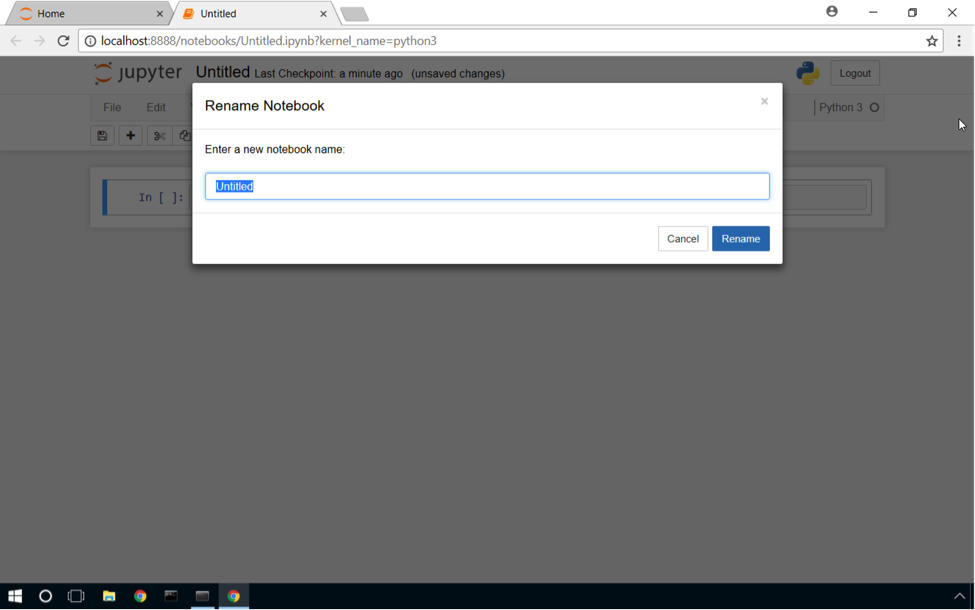 rename jupyter notebook