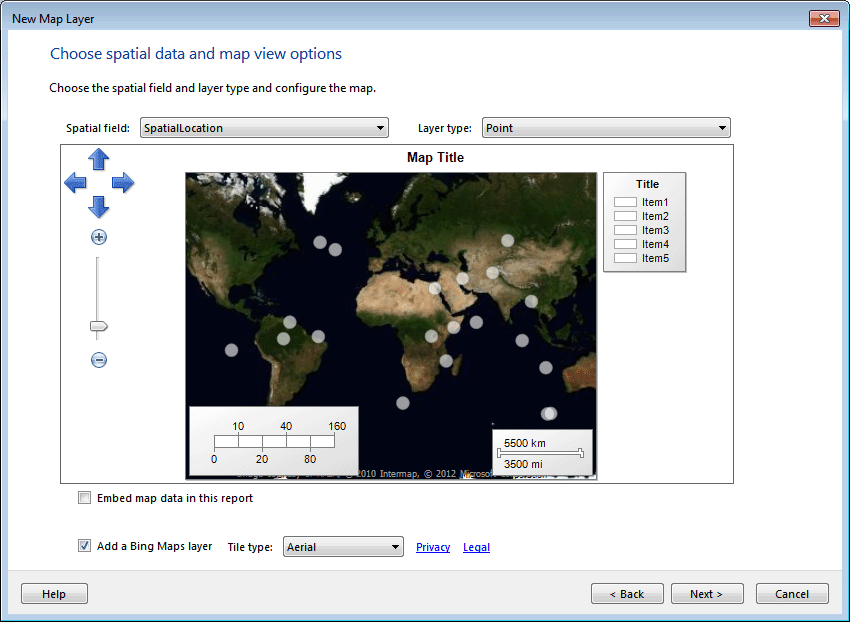 Figure 26: Adding a Bing Maps Layer