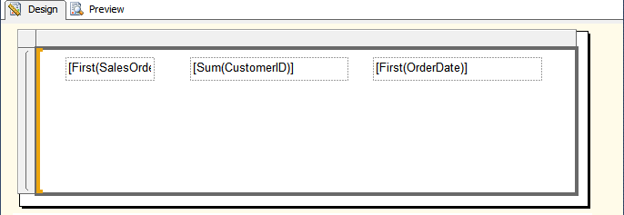 Figure 39: Arranging the Fields