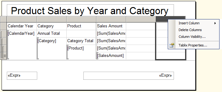 Figure 57: Deleting Columns