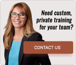 Contact us for custom training.