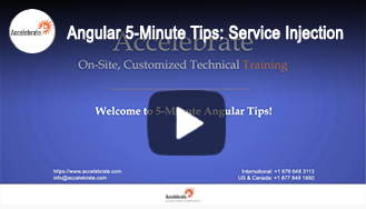 Angular 5-Minute Tips: Service Injection