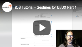 iOS Tutorial - Gestures for UI/UX - Part 1