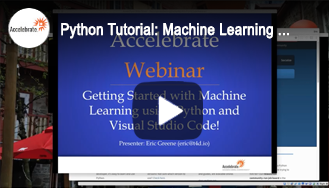 Python Tutorial: Getting Started with Machine Learning using Python and Visual Studio Code