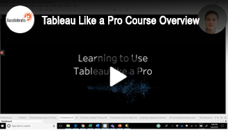 Tableau Like a Pro Course Overview